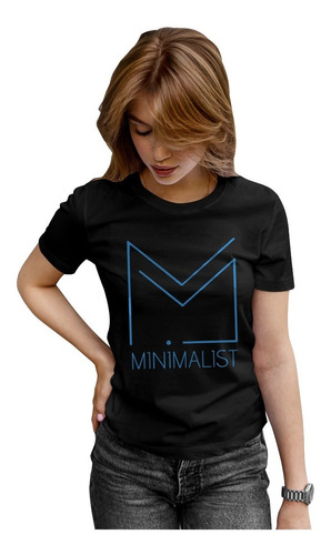 Playera Minimalista De Mujer Excelente Negra Cleen Alexer