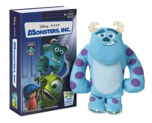 Sulley Monster Inc. Peluche Vhs Caja Edición Ltda Disney