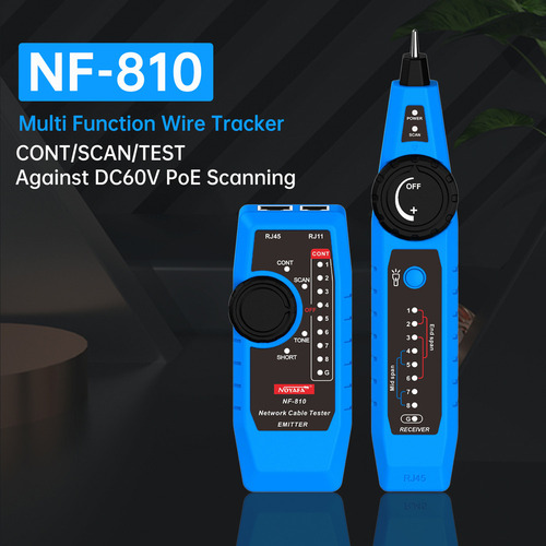 Kit Localizador De Probador De Cables De Red Nf-810 Poe Te