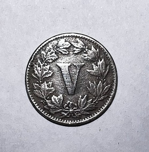 Moneda De 5 Centavos Mexicana De 1882