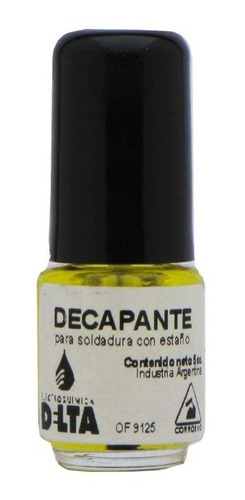 Decapante Soldadura Delta 5cc Facilita Soldar Estaño