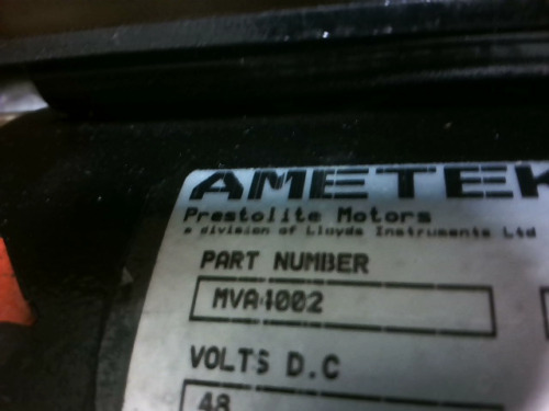 Ametek Prestolite Mva4002 Dc Motor - Reconditioned Ddd (Reacondicionado)
