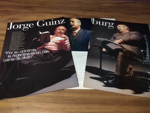 (ar669) Jorge Guinzburg * Clippings Revista 3 Pgs * 2005