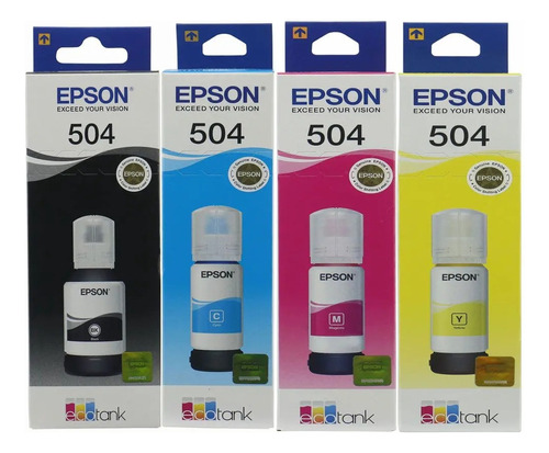 Epson Original T504 Pack De 4 Colores
