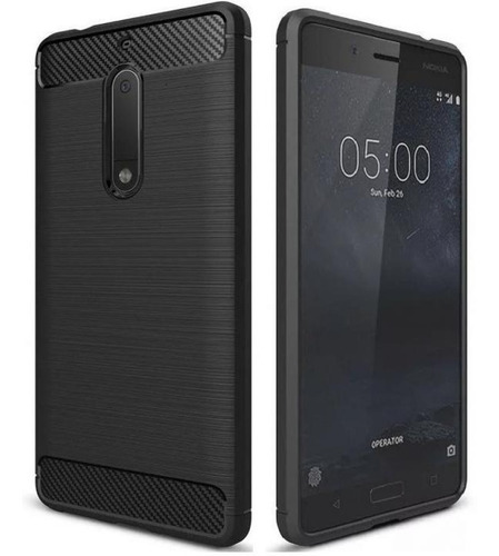 Imagen 4 de 5 de Protector Tpu Carbono Nokia 2 N2 / Nokia 3 N3 / Nokia 5 N5 ®