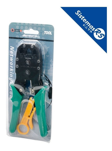 Combo 1 Crimpeadora + 100 Rj45 Cat5e + Botas