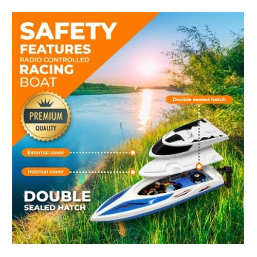 Skyco H102 Rc Boat 24ghz Barcos De Control Remoto De Alta Y