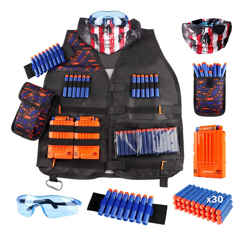 Chaleco Táctico Para Niños Nerf Nstrike Elite Series Game K