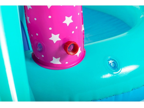 Imagen 6 de 9 de Playcenter Unicornios Bestway Inflable C/ Tobogan 220l 53097