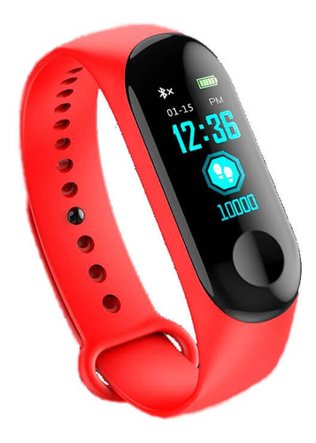 Pulsera Inteligente Smart Band Reloj M3 Multi Deporte Ip67