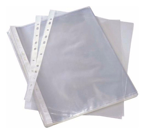 Fundas Protectoras Plasticas Transparente Oficio 100 Unid.