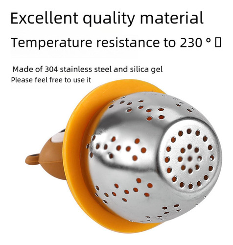 Filtro De Té De Malla Resistente Con Forma De Colgante Para