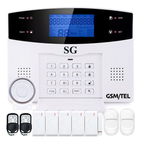 Alarma Dual Kit Gsm Telefono Control App Seguridad Inalambrica Alerta Celular Sensores Sistemas Casa Negocio Vecinal
