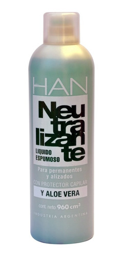 Liquido Neutralizante Para Permanentes & Alisados Han 960cc