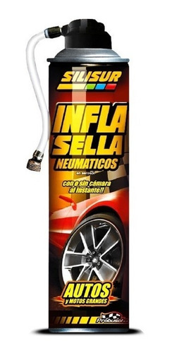 Infla Sella Neumáticos Autos 300grs Silisur