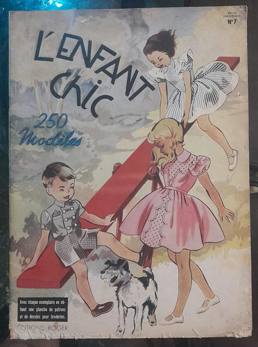 Antigua Revista L' Enfant Chic En Francés Década Del 50 (Usado)
