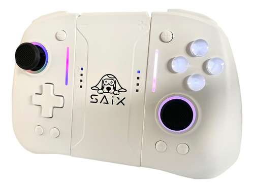 Saix Joypad Toto White Antidrift Turbo Control Para Switch Color Blanco