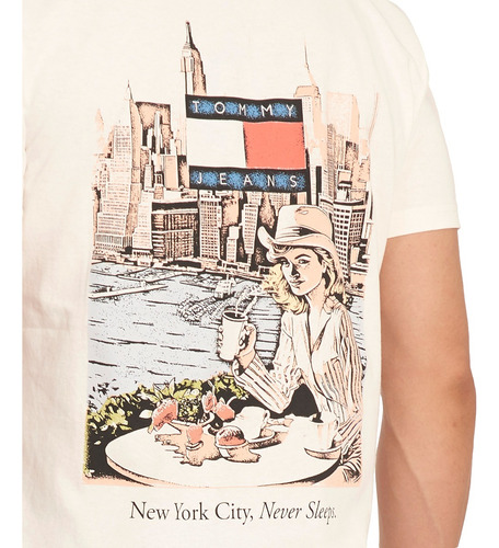 Tommy Hilfiger Playera Estilo De Hombre Dm0dm21345