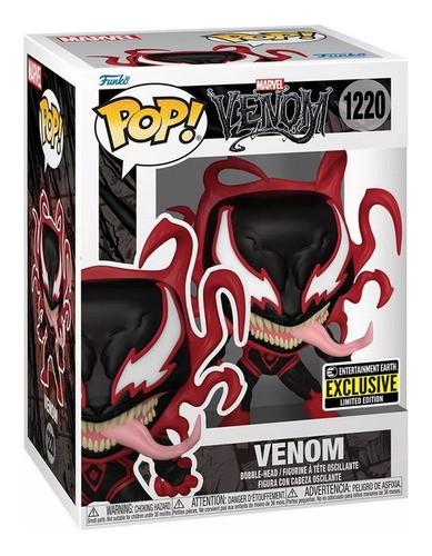 Marvel Funko Pop!: Venom Carnage Miles Morales #1220 Excl   