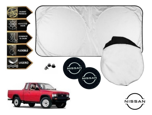 Cubresol Tapasol + Ventosas + 2 P.vasos Nissan Pick Up 94-02