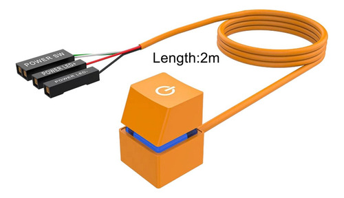 Switch De Sobremesa Pc Botón De Interruptor Remoto Externo