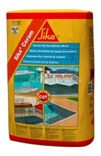 Sika Ceram Porcelanato Blanco 25kg