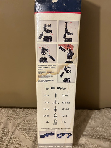 Tripode Manfrotto Italiano Júnior 390 Plateado