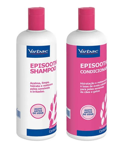 Episoothe Shampoo 500 Ml+ Condicionador 500 Ml - Virbac