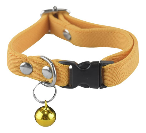 Collar Elástico Con Cascabel Para Gato Varios Colores