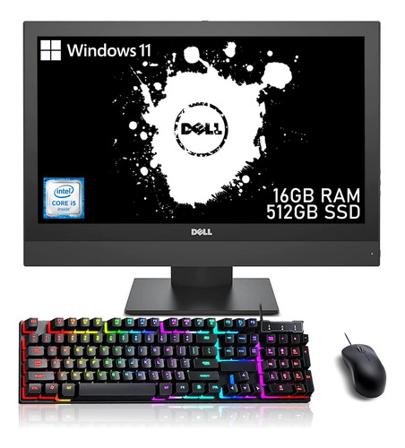 Dell Optiplex 5250 Computadora Intel I5 9500 16g 512g Win11 (Reacondicionado)