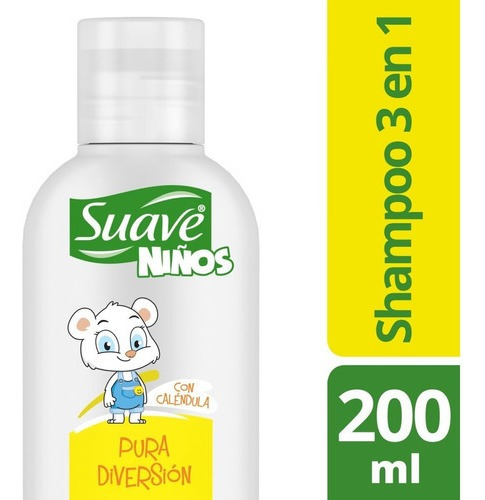 Shampoo Suave 3 En 1  200 Ml