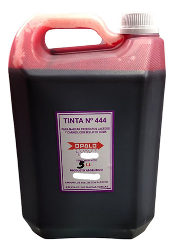 Tinta Opalo 444 Comestibles Carnes Quesos Lacteos 5 Litros