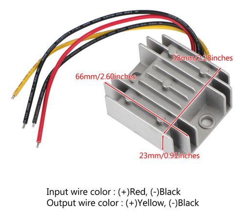 Regulador De Voltaje Convertidor Dc 12/24 V A Dc 9v 10a 90w
