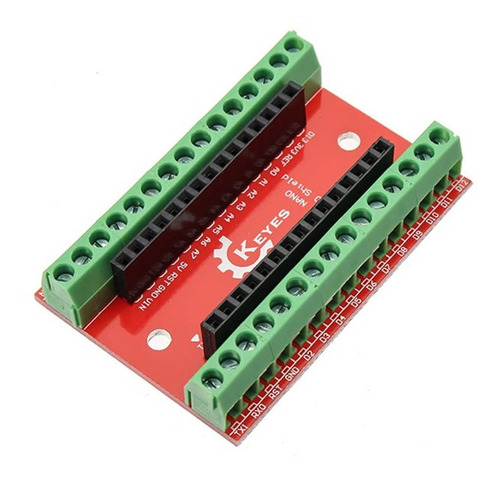 Shield De Expansión Con Borneras Para Arduino Nano