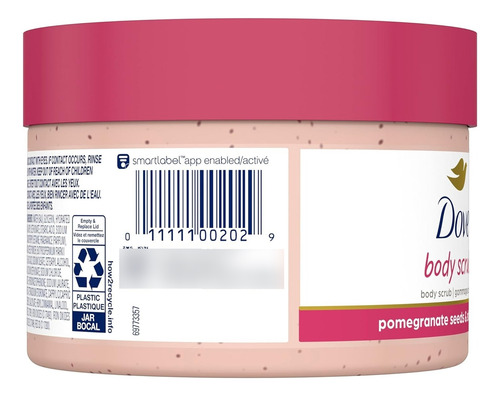Crema Dove Exfoliante Granada Y Shea Butter 298ml Americana