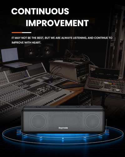Altavoces De Bluetooth De Raymate, Sonido Estéreo Hifi Con D