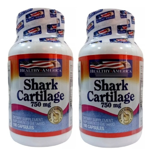2 Shark Cartilage 750mg 100cap - Unidad a $625