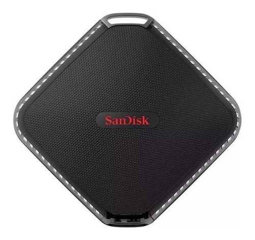 Disco sólido SSD externo SanDisk Extreme 500 SDSSDEXT-500G-G25 500GB negro