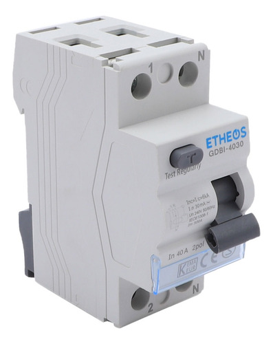 Interruptor Diferencial 40a Etheos 6ka30ma Bipolar Pronto 