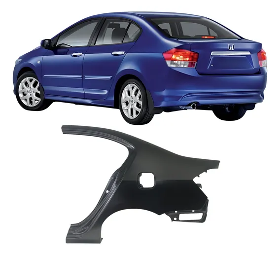 Paralama Traseira Esquerdo Honda City 2010 2012 2013 2014