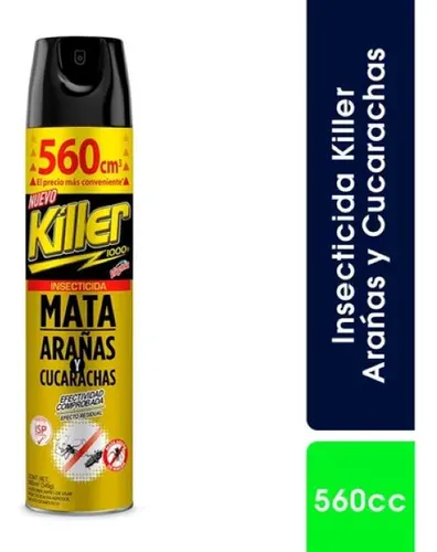 Insecticida Killer Mata Aranas Y Cucarachas 560cc