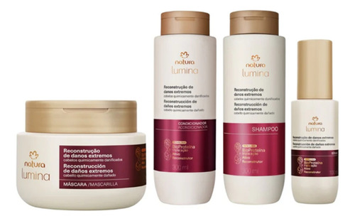 Kit Cabello Reconstrucción De Daños Extremos Lumina Natura