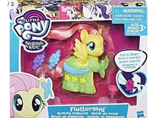 Mi Pequeño Pony Moda De Pasarela Set Con Fluttershy