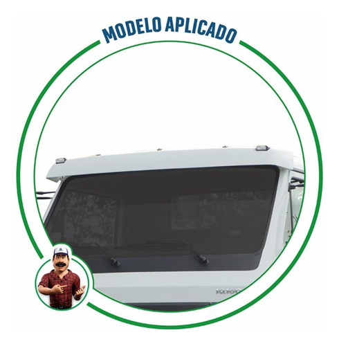Visera De Techo P/camión Volkswagen C/soportes Laterales Imp