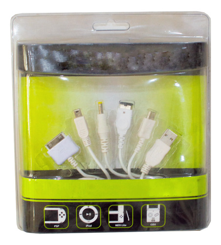 Cable Adaptador 5 En 1 Usb Para Ipod, Psp Y Nds