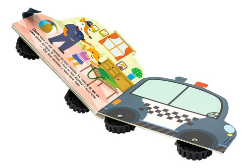Aventura Sobre Rodas: Carro De Polícia Do Theo, O, De Mammoth World. Editorial Happy Books, Capa Mole Em Português