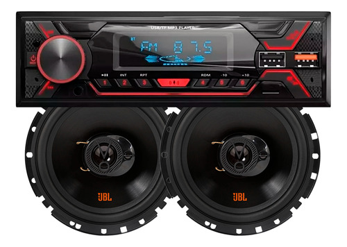 Combo Stereo Bt Mp3 Xline 720s + Parlantes Jbl Flex 6 