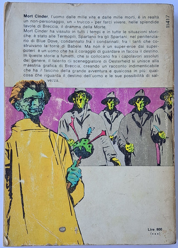 Mort Cinder: Gli Uomini Dagli Occhi Di Piombo (italiano) (Usado)