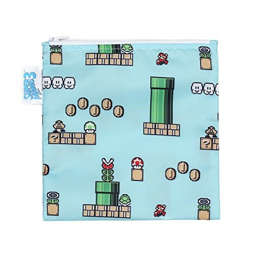 Bumkins - Bolso Para Refrigerio Reutilizable De Nintendo Gra