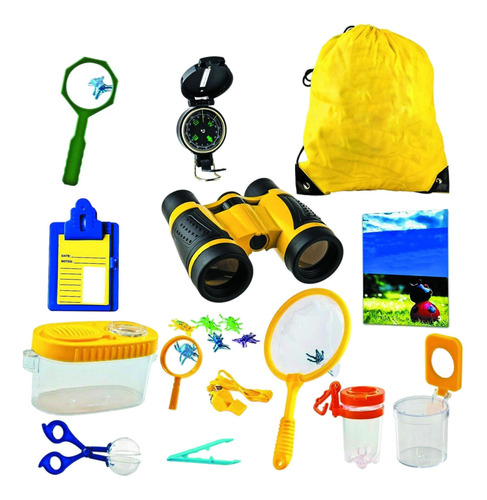 Lupa Explorer Kit, Brújula Y Captura De Aventuras